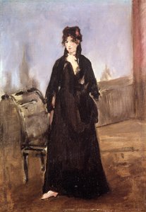 Berthe Morisot'un (1841-95) Pembe Ayakkabılı Portresi, 1872